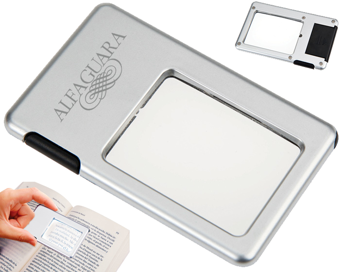 LUPA CON PLUMA Y LUZ C225